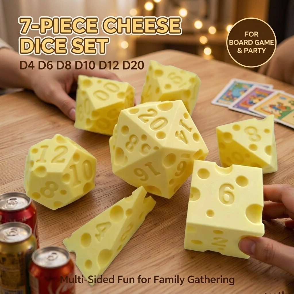 Yaratıcı Düzensiz Peynir Zarı  - Board Game Live incelemesi ve fiyatı